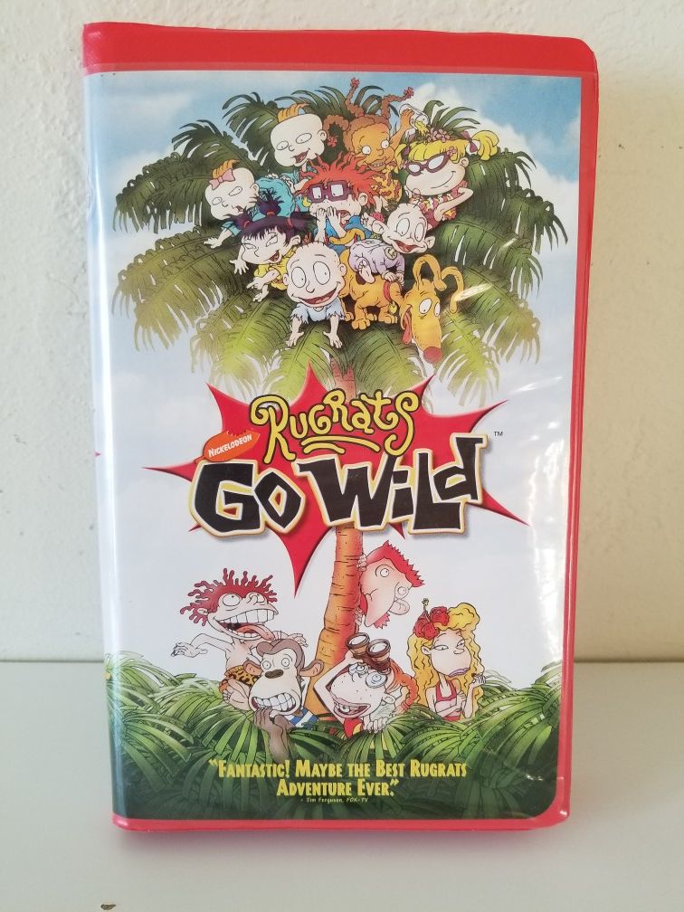 Rugrats Go Wild VHS Movie