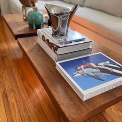 Mid Century Wood Coffee Table 