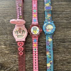 Bundle Lot Of 3 Kids Watches Powerpuff Girls Rugrats Tweety Rare 1(contact info removed)