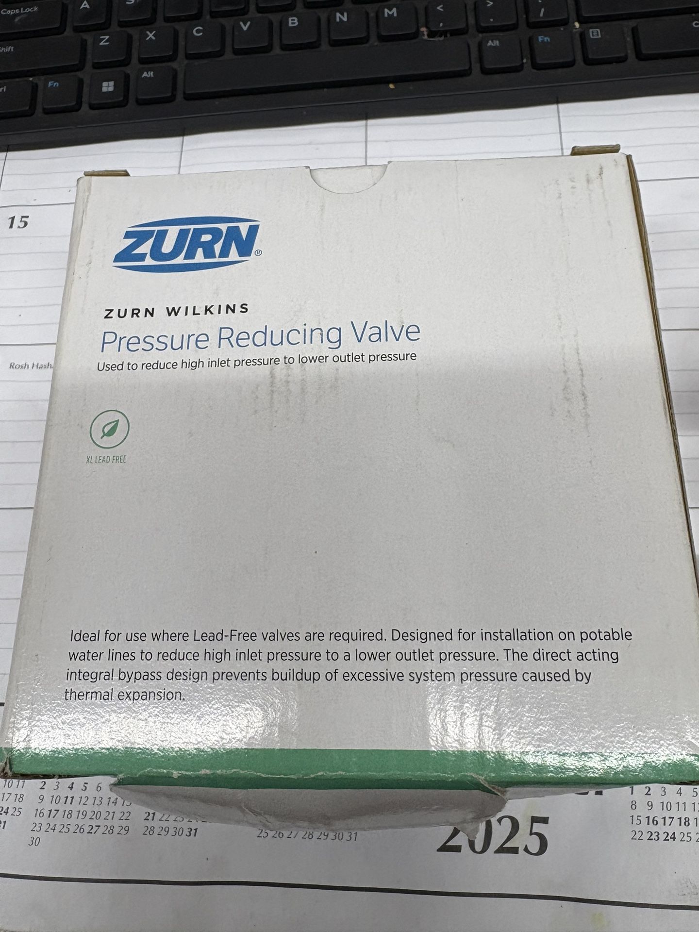 Zurn Wilkins Pressure Reducing Valve 3/4” New