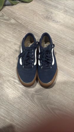 Blue Canvas Vans