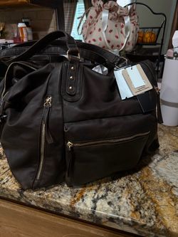 Leather brown bag