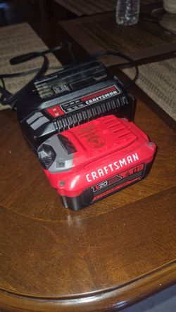 Craftsman 20v lithium battery and charger