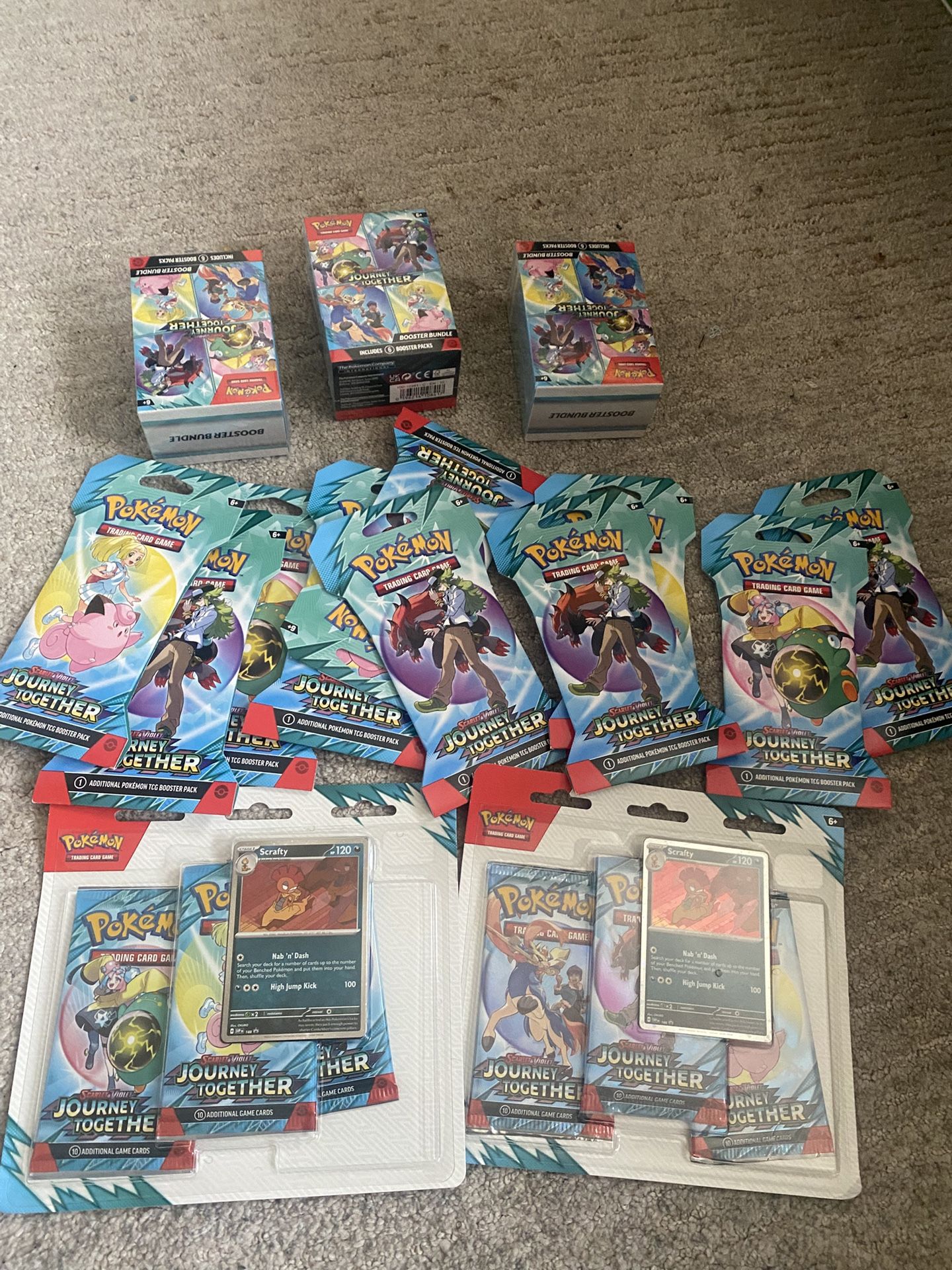 Pokemon Cards Journey Together