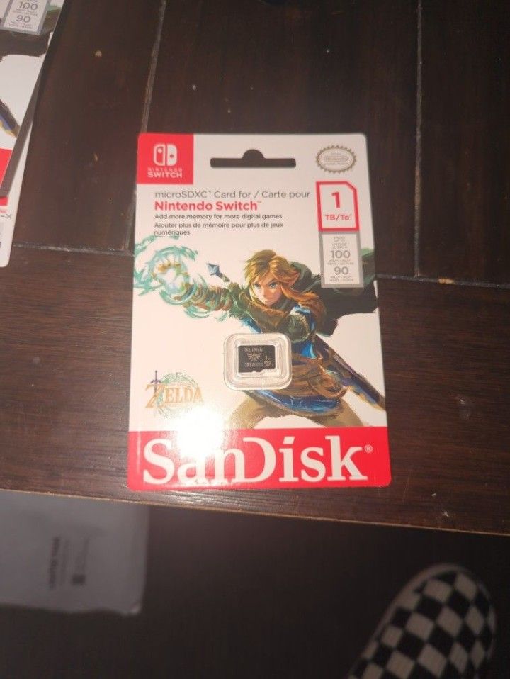 NEW* Legend Of Zelda micro SDXC Card 1TB for Nintendo Switch