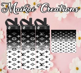 L….V custom tumbler water bottle