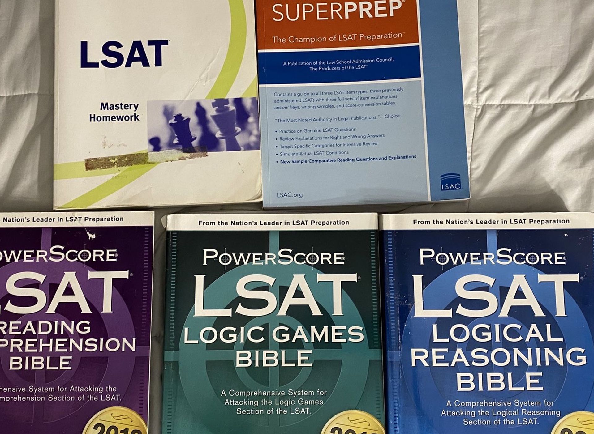 4 LSAT Books (FREE)