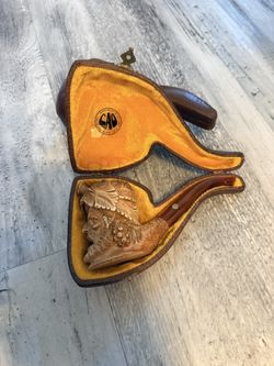 Handcrafted Meerschaum Pipe - Bacchus Block