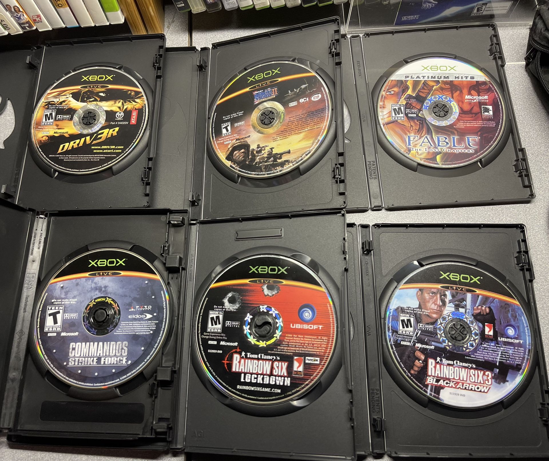 Loose Xbox And 360 Games 