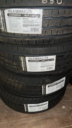 275 65 20 Llantas nuevas