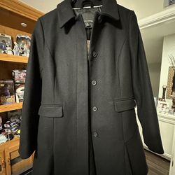Black Banana Republic Pea Coat 