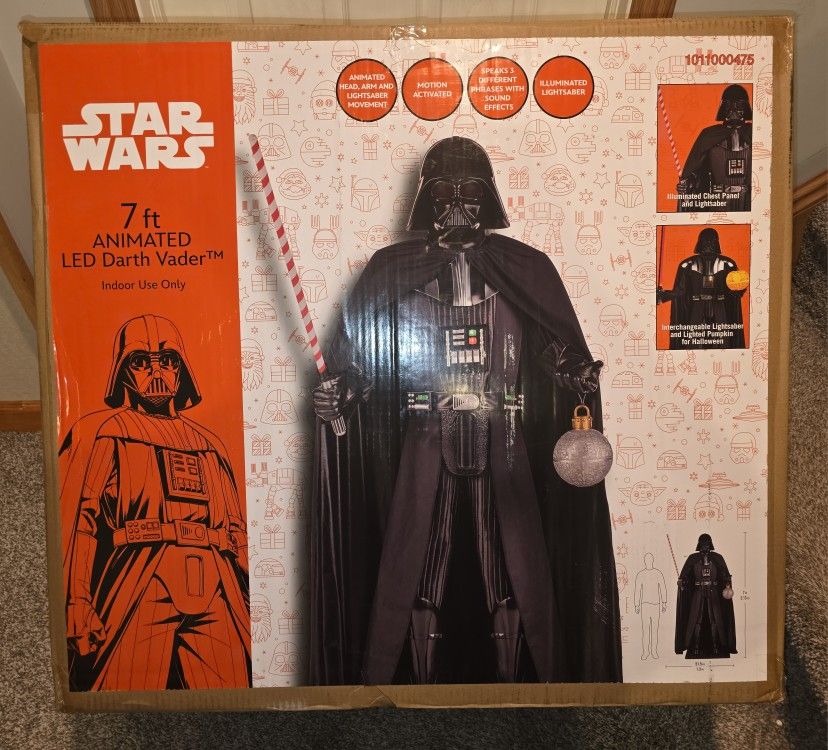 7 Foot Animated Darth Vader Star Wars