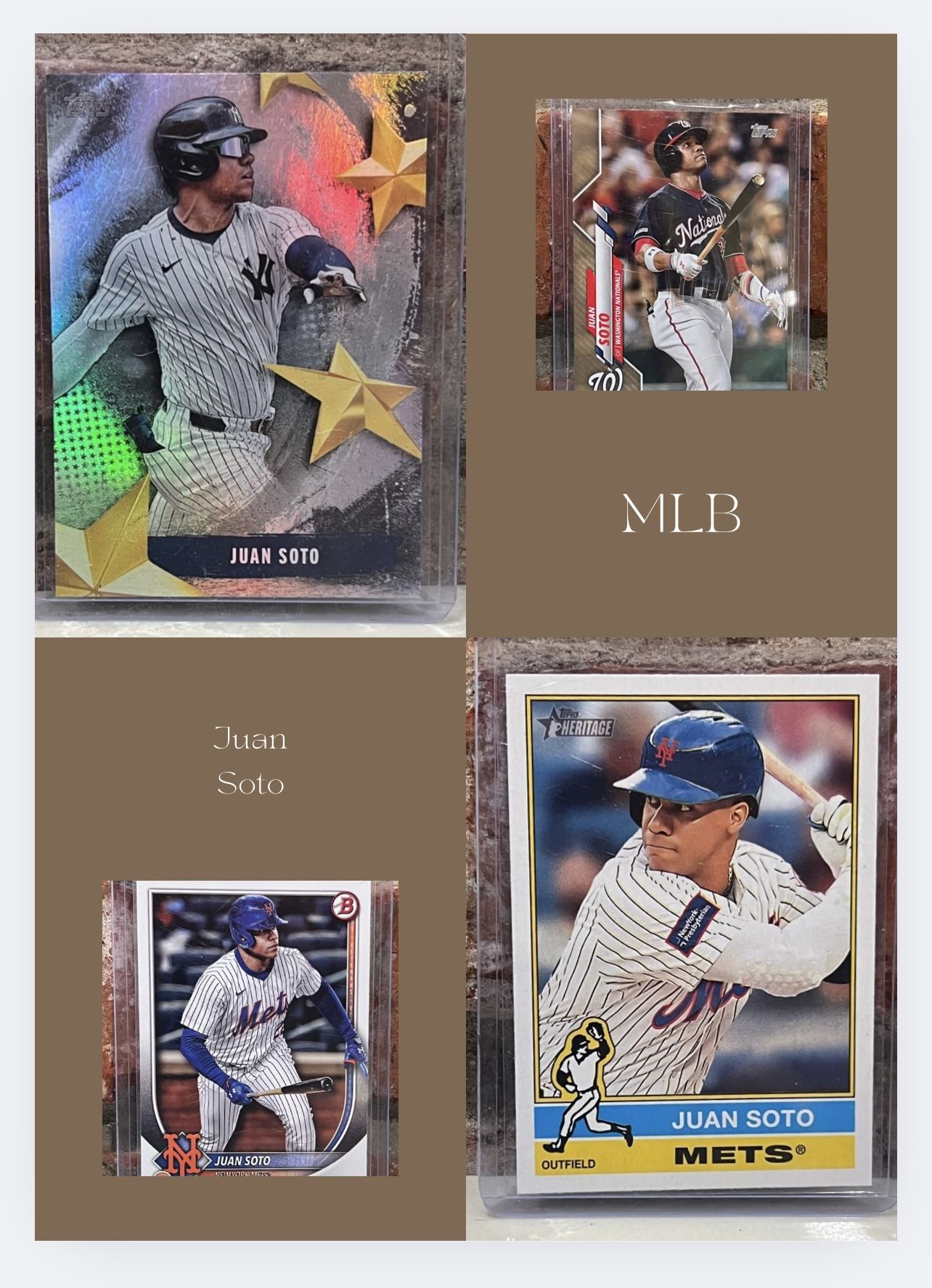 Juan Soto 4card lot