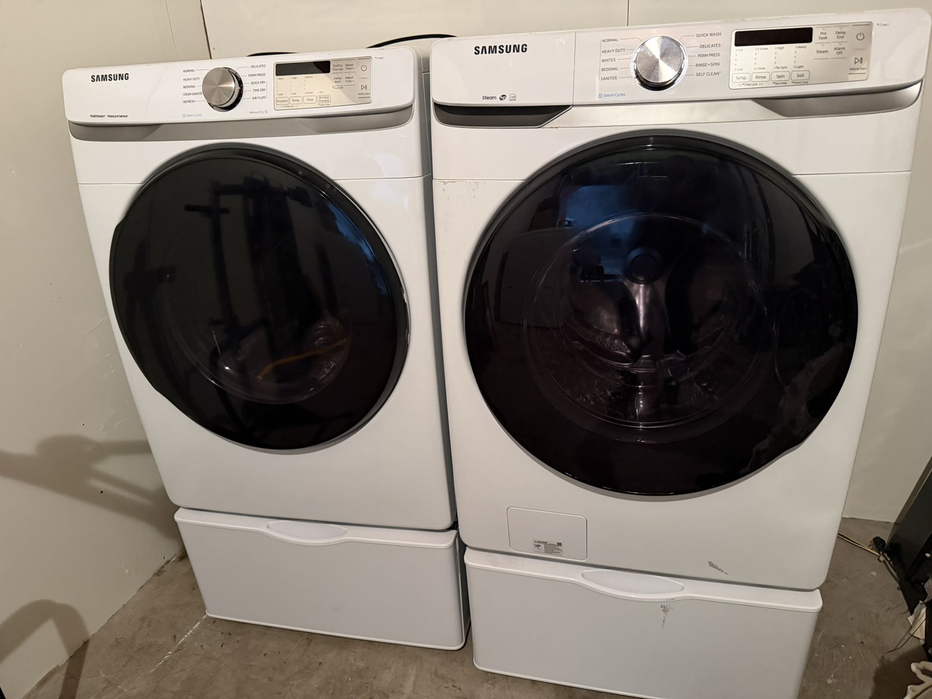 Samsung Washer And Gas Dryer Set