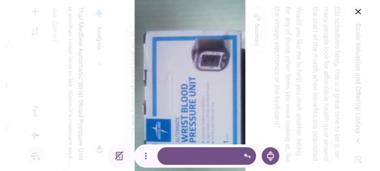 MEDLINE WRIST BLOOD PRESSURE UNIT