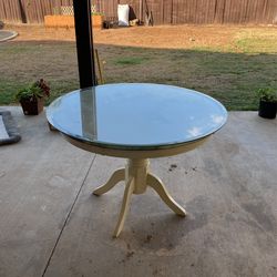 41” Glass Top Table
