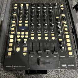 Rane 68 DJ Mixer With Hard Case. 