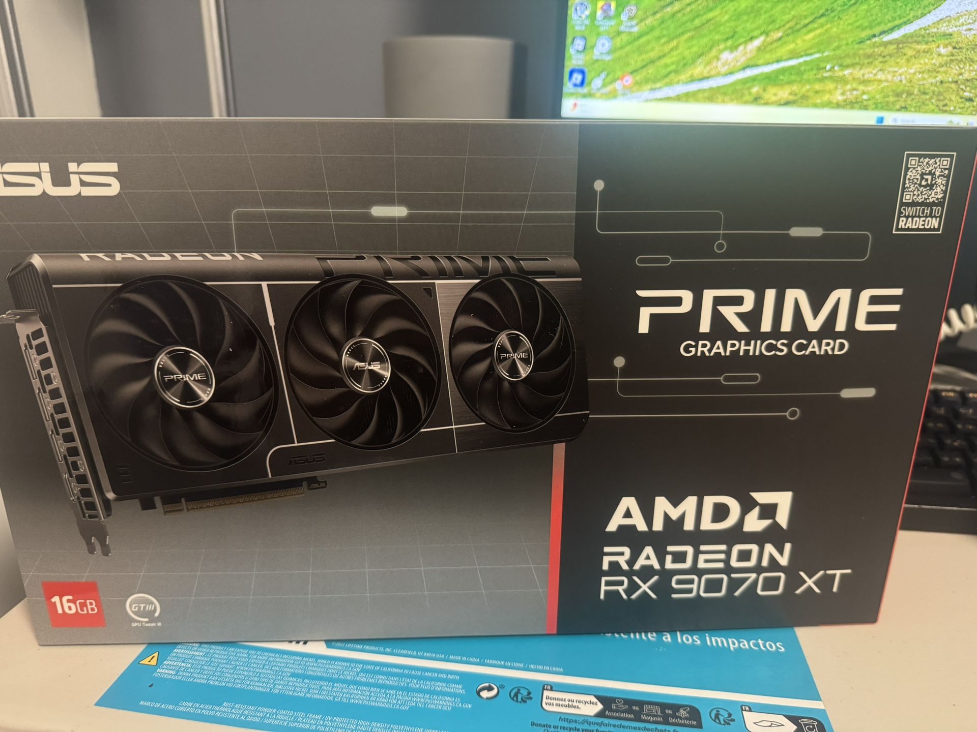 9070xt ASUS PRIME BRAND NEW