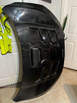 2016 Honda Civic KevMannz Carbon Fiber Hood (USED)