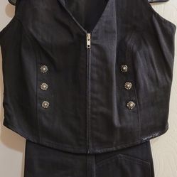 WESTERN ETHICS JEANS/VEST SET