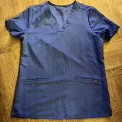 Size Small Ceil Blue Figs Scrub Top 