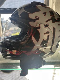 Arai Helmet With Sena Video Camera