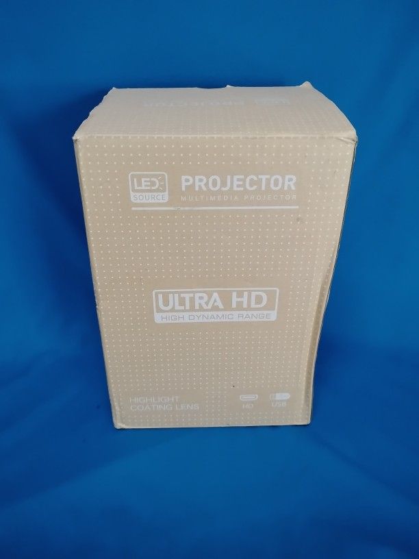 New Boxed Led Source Projector Ultra HD High Dynamic Range Home Theatre #HY300PRO