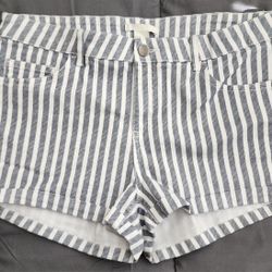 Women's Pinstripe Shorts (Size 8)