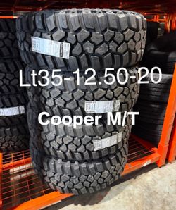 4 New 35x12.50R20 Cooper M/T tires with free Installation 35-12.50-20