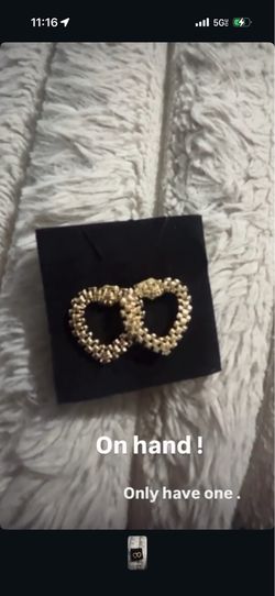 Rolex Heart Studs.