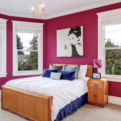 Art deco full sized bedroom set