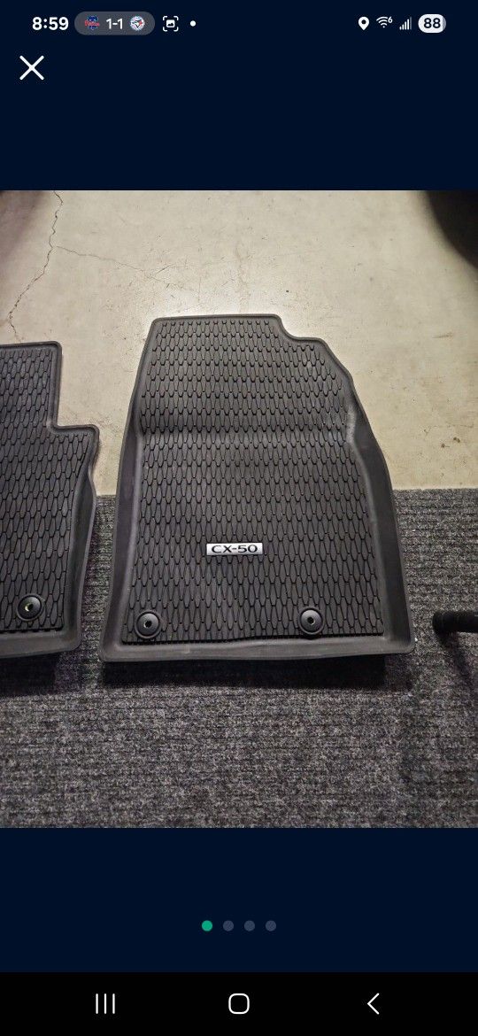 OEM Mazda CX50 All Weather Floor Mats, Never Used Like New