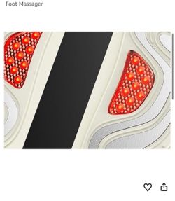 Electric Foot Massager with Red Light Therapy