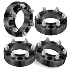 (4) 2 Inch Hubcentric Wheel Spacers 6x5.5 For Toyota 4Runner FJ Cruiser Tacoma