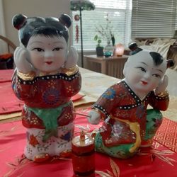 Happy Chinese Kids A Pair Set
