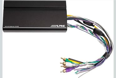 Alpine KTA-450 4-Channel Power Pack Amplifier with Dynamic Peak Power 45W RMS x 4, At 2 Or 4 Ohms