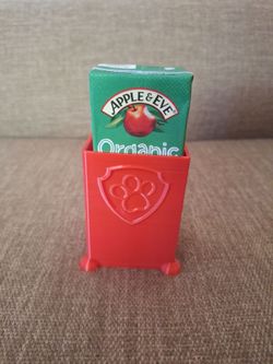 Juice box holder, Paw Patrol Red