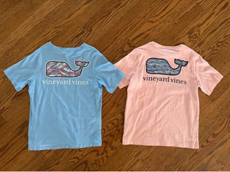 Size 8 - 10 Youth Small Vineyard Vines Bundle of Two Crewneck T-shirts