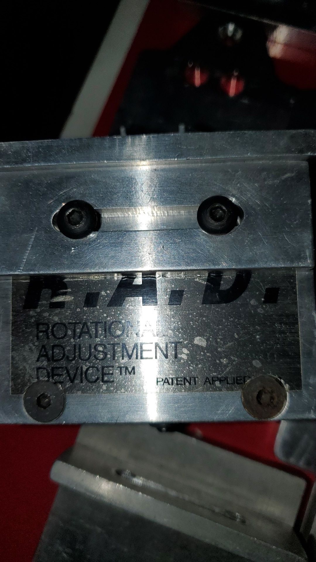 *R.A.D.* ROTATIONAL ADJUSTMENT DEVICE*