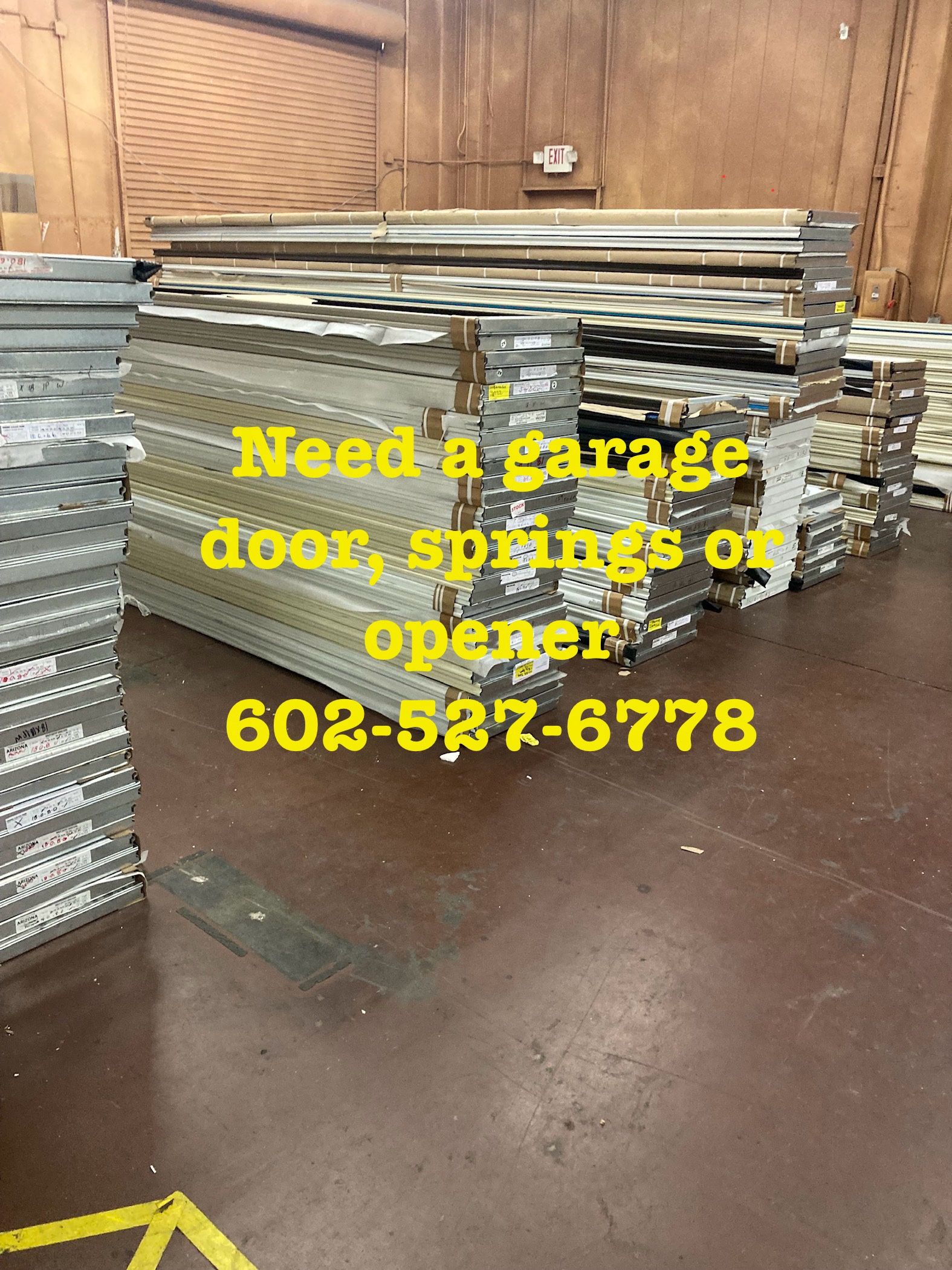 Garage door opener, spring repair