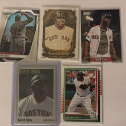 David Ortiz lot (5 card)
