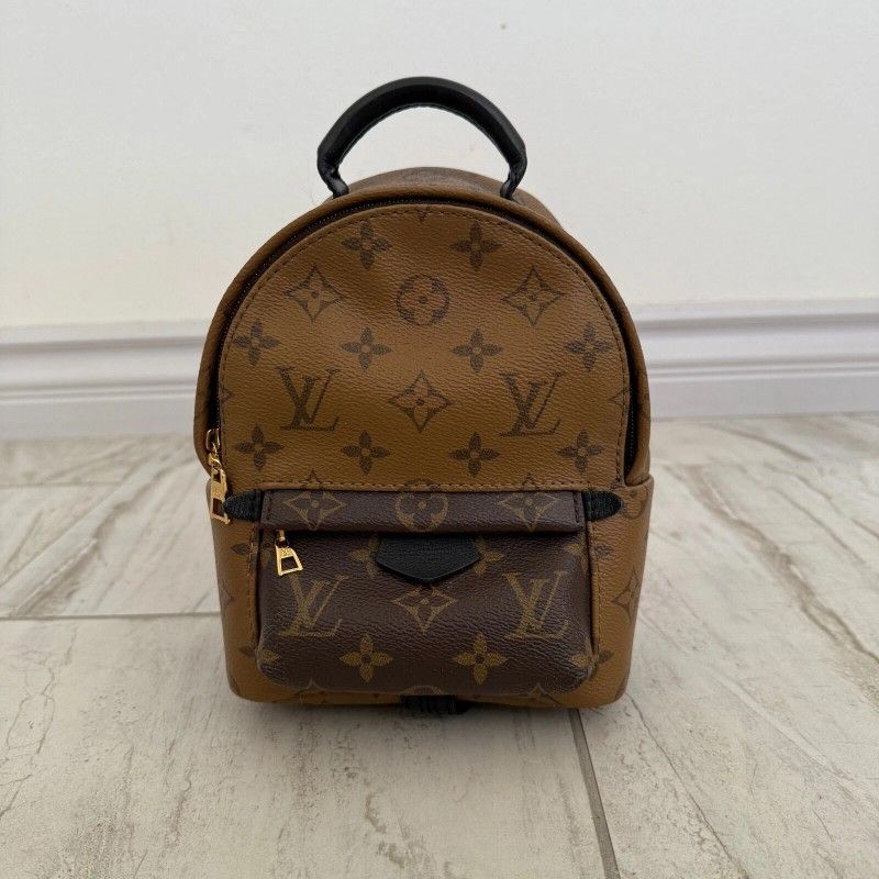 LOUIS VUITTON MINI PALM SPRINGS BACKPACK - REVERSE MONOGRAM