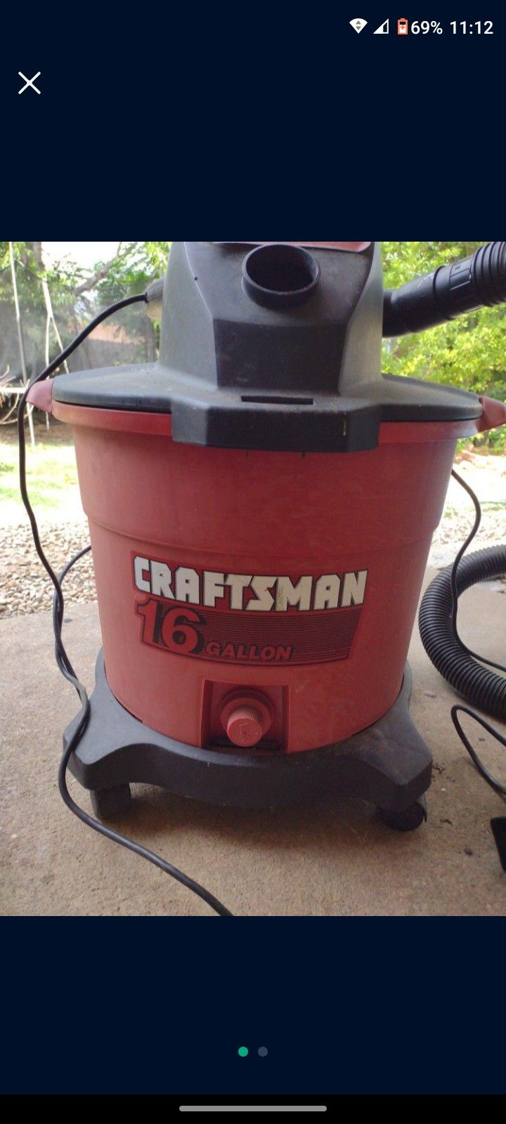 Craftsman 16 Gallon Vacuum 