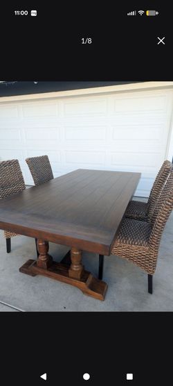 Wood Dining Table Set