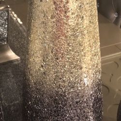 Glitter Gold And purple Vase 🏺 ( Large Size )