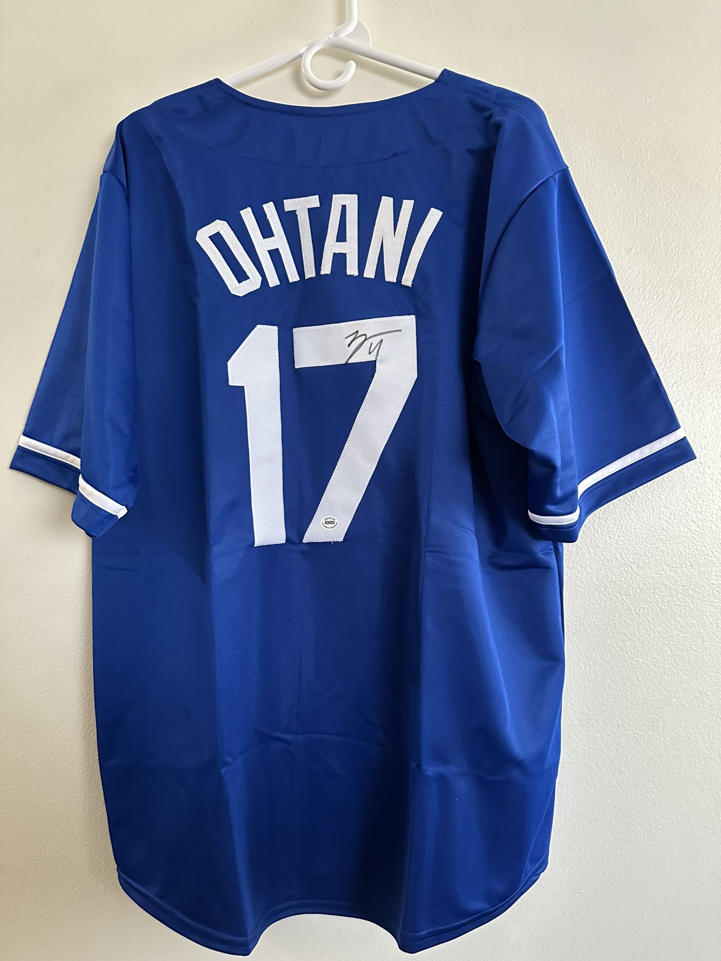 Shohei Ohtani signed Los Angeles LA Dodgers autographed custom jersey w/COA L 00