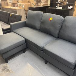 Small Sofa With Ottoman 