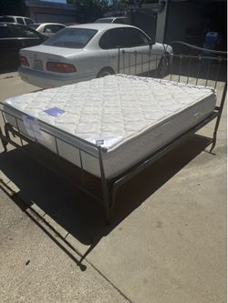 King size mattress and frame