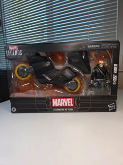 Marvel Legends Ghost Rider & Motorcycle Figure Set Complete 85th Anniversary