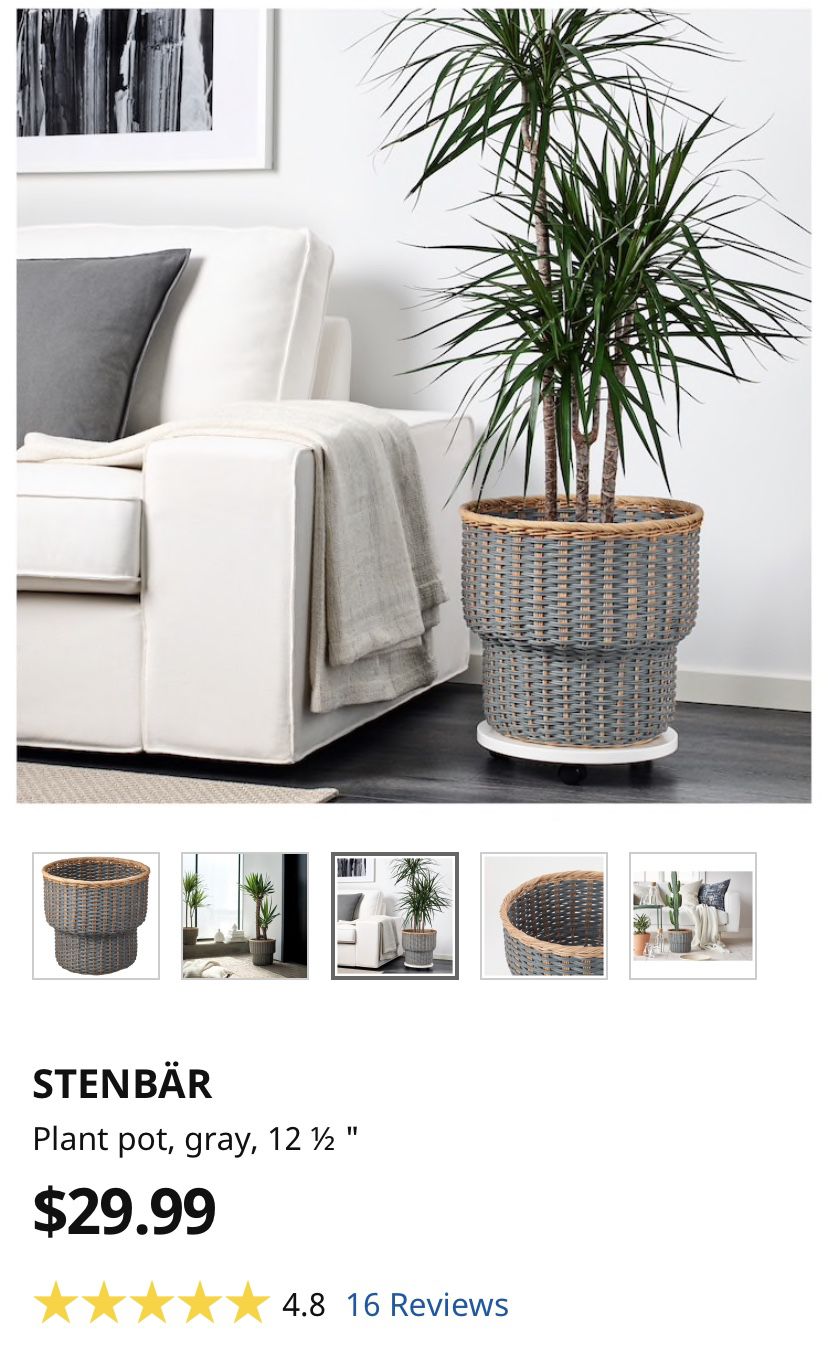 IKEA STENBÄR Plant Pot